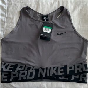 Nike Pro Womens Intertwist Crop Tank Top Bra